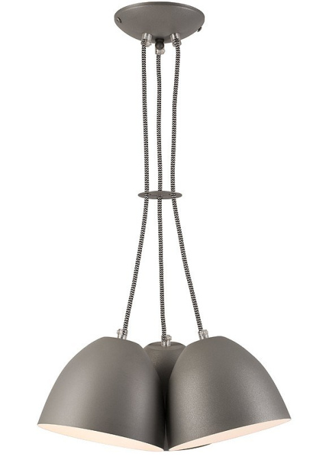 LIVIA lampa wisząca 3-punktowa srebrna LIVIA lampa wisząca 3-punktowa srebrna