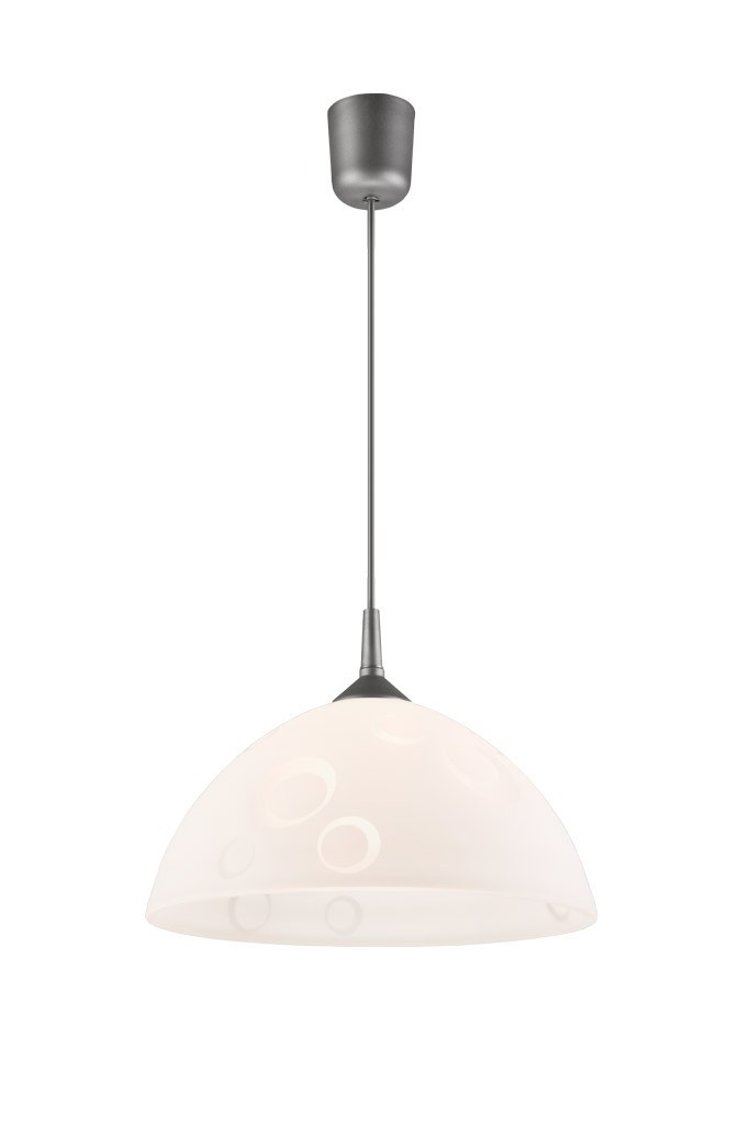 KOŁA lampa wisząca 1-punktowa biała KOŁA lampa wisząca 1-punktowa biała