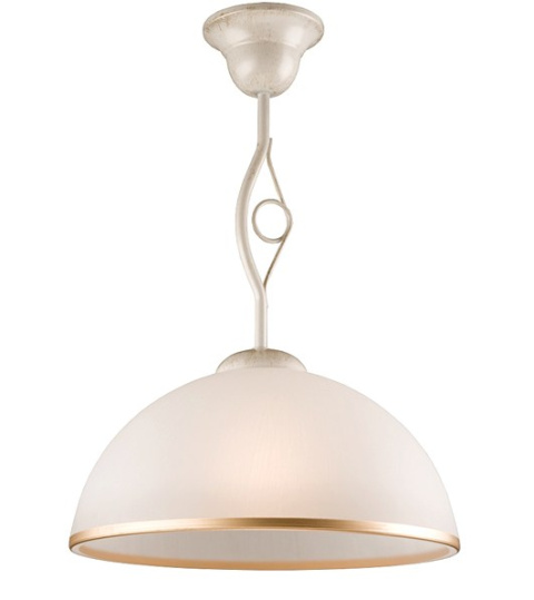 RETRO lampa wisząca 1-punktowa biała - złota RETRO lampa wisząca 1-punktowa biała - złota