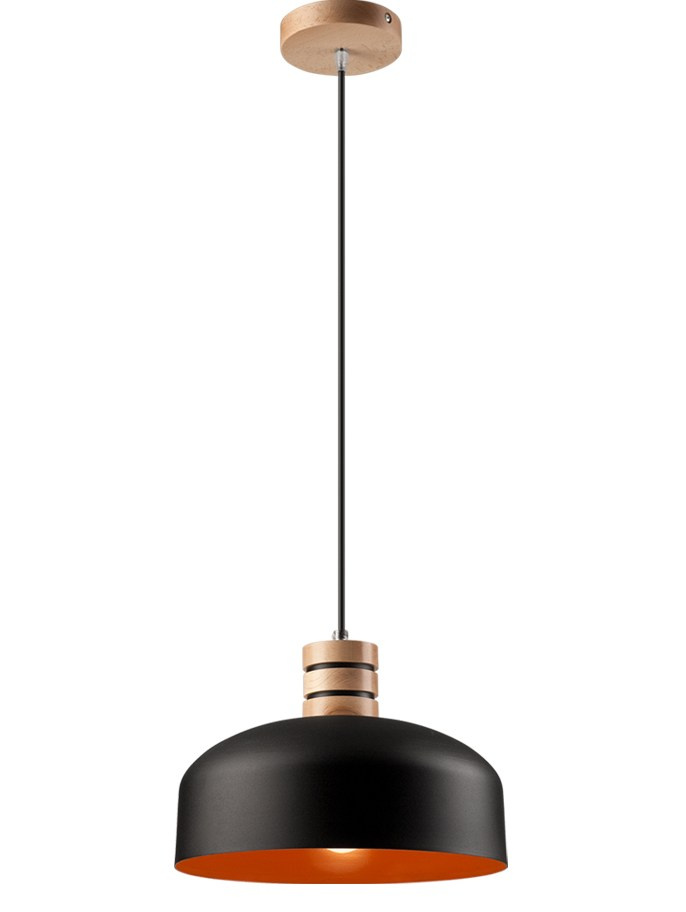 COSMO lampa wisząca 1-punktowa czarna / orange COSMO lampa wisząca 1-punktowa czarna / orange