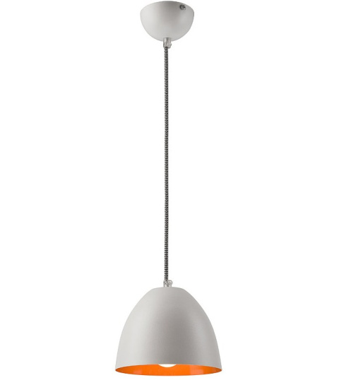 LIVIA lampa wisząca 1-punktowa biała - orange LIVIA lampa wisząca 1-punktowa biała - orange