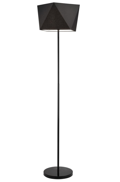 1 LAMPA PODŁOGOWA CARLA ABAŻUR DIAMENT LOFT, VINTAGE, GLAMOUR CZARNA 1 LAMPA PODŁOGOWA CARLA ABAŻUR DIAMENT LOFT, VINTAGE, GLAMOUR CZARNA
