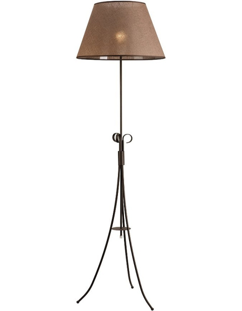 1 LAMPA PODŁOGOWA STOJĄCA LORENZO BRĄZ STRUKTURA 1 LAMPA PODŁOGOWA STOJĄCA LORENZO BRĄZ STRUKTURA