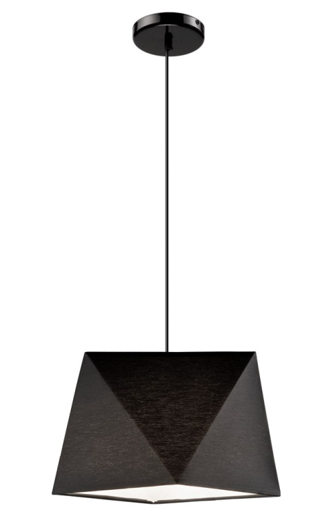 1 LAMPA POJEDYNCZA CARLA ABAŻUR DIAMENT LOFT, VINTAGE, GLAMOUR CZARNA 1 LAMPA POJEDYNCZA CARLA ABAŻUR DIAMENT LOFT, VINTAGE, GLAMOUR CZARNA