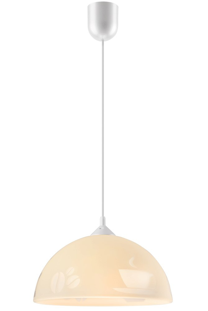 COFFEE lampa wisząca 1-punktowa kremowa COFFEE lampa wisząca 1-punktowa kremowa