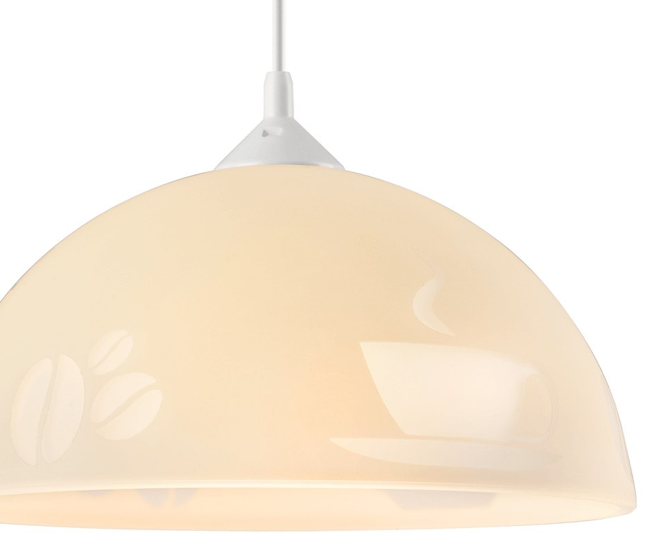 COFFEE lampa wisząca 1-punktowa kremowa COFFEE lampa wisząca 1-punktowa kremowa
