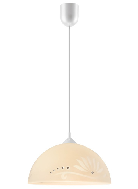 LOTOS lampa wisząca 1-punktowa żółta cyrkonie LOTOS lampa wisząca 1-punktowa żółta cyrkonie