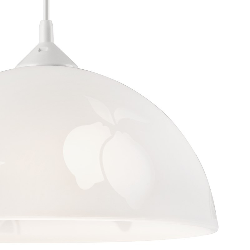 CYTRYNY lampa wisząca 1-punktowa biała CYTRYNY lampa wisząca 1-punktowa biała