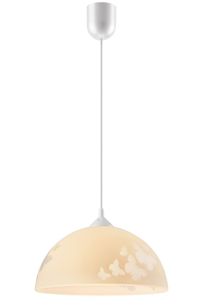 MOTYLE lampa wisząca 1-punktowa kremowa MOTYLE lampa wisząca 1-punktowa kremowa