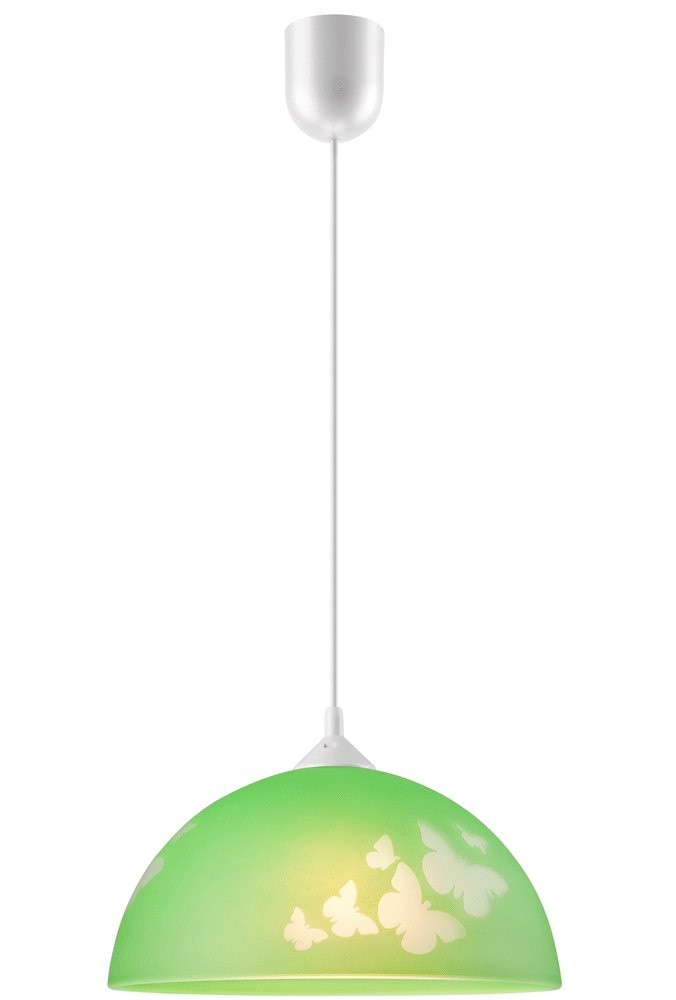 MOTYLE lampa wisząca 1-punktowa zielona MOTYLE lampa wisząca 1-punktowa zielona