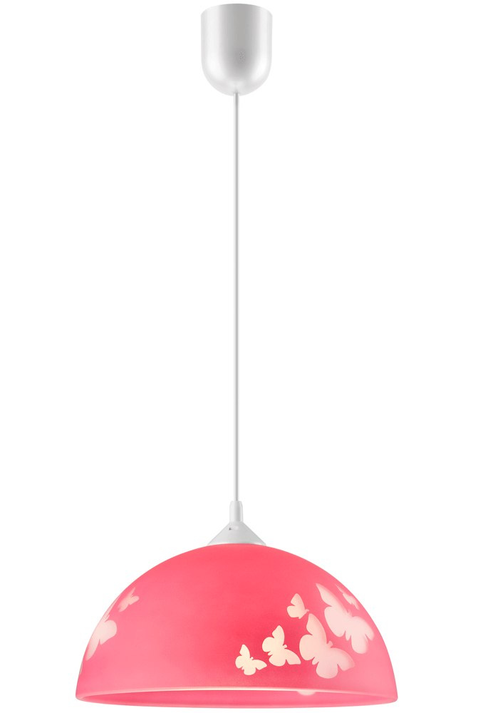 MOTYLE lampa wisząca 1-punktowa różowa MOTYLE lampa wisząca 1-punktowa różowa