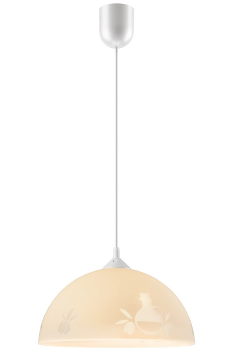 OLIWA lampa wisząca 1-punktowa kremowa OLIWA lampa wisząca 1-punktowa kremowa