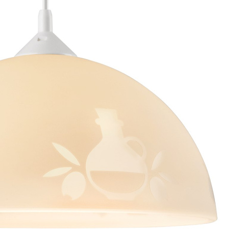 OLIWA lampa wisząca 1-punktowa kremowa OLIWA lampa wisząca 1-punktowa kremowa
