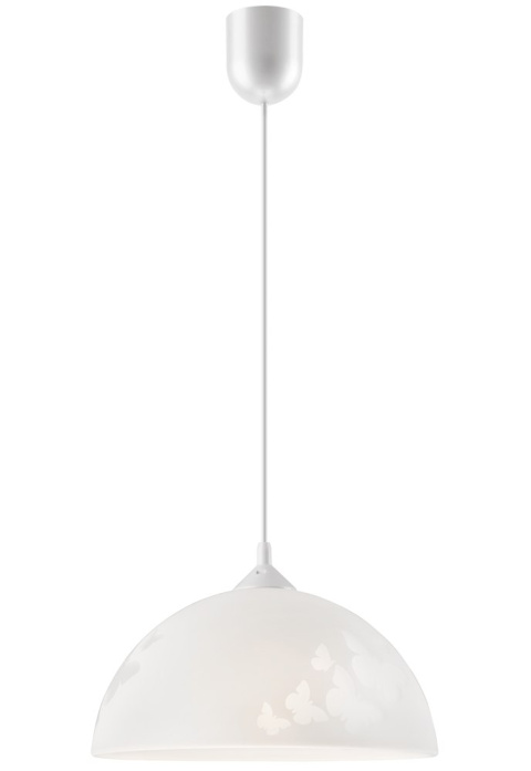 MOTYLE lampa wisząca 1-punktowa biała MOTYLE lampa wisząca 1-punktowa biała