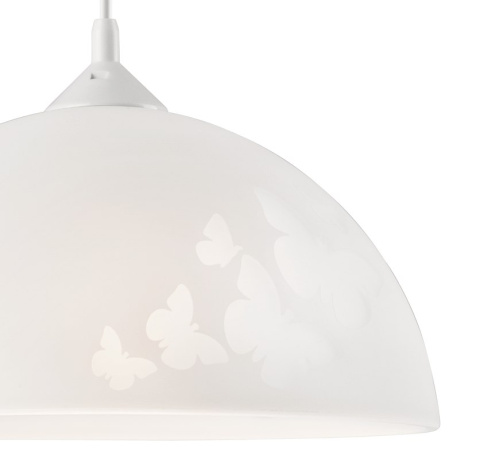 MOTYLE lampa wisząca 1-punktowa biała MOTYLE lampa wisząca 1-punktowa biała