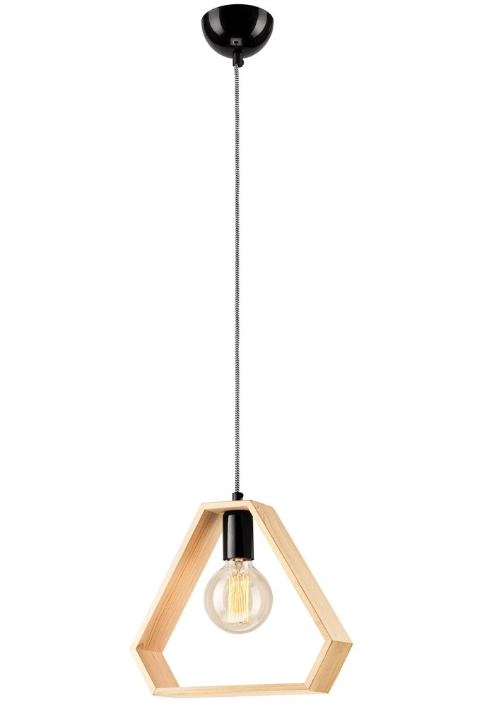 FRAME TRIPLE lampa wisząca - trójkąt buk FRAME TRIPLE lampa wisząca - trójkąt buk
