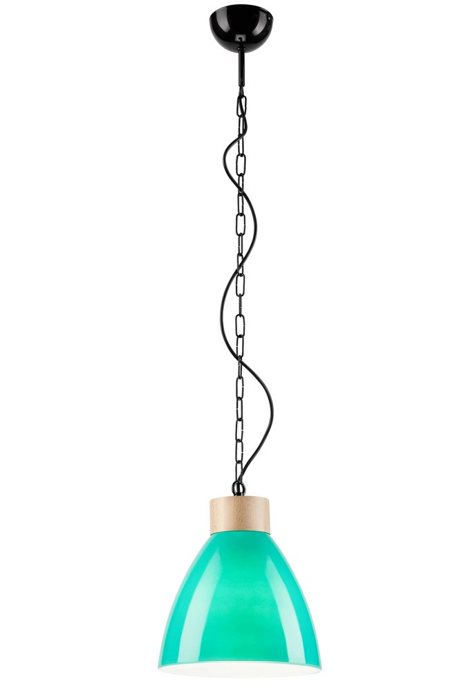 Lampa wisząca 1-punktowa turkus Lampa wisząca 1-punktowa turkus