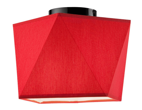 1 LAMPA SUFITOWA CARLA ABAŻUR DIAMENT LOFT, VINTAGE, GLAMOUR CZERWONA 1 LAMPA SUFITOWA CARLA ABAŻUR DIAMENT LOFT, VINTAGE, GLAMOUR CZERWONA