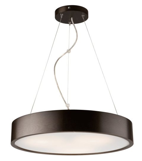 Lampa wisząca 3-punktowy plafon RING - MODERN 47 wenge