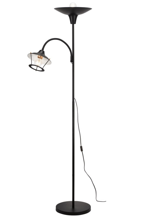 2 LAMPA PODŁOGOWA CRISTINA INDUSTRIAL LOFT LAMPA LATARNIA CZARNA 2 LAMPA PODŁOGOWA CRISTINA INDUSTRIAL LOFT LAMPA LATARNIA CZARNA