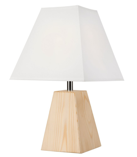 Lampka nocna stożek z abażurem sosna Lampka nocna stożek z abażurem sosna