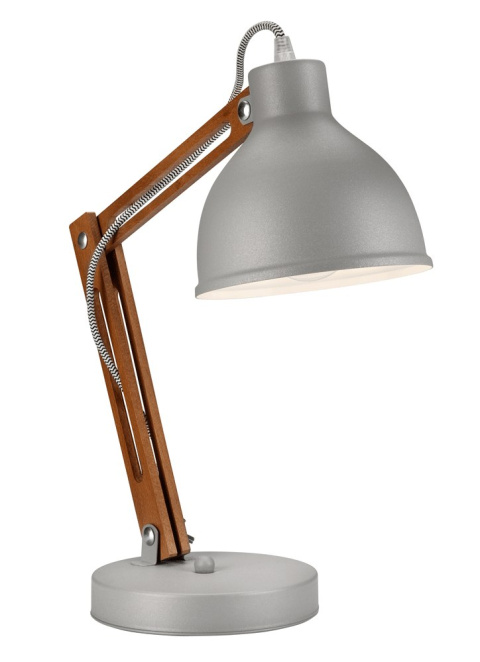 1 NOWOCZESNA LAMPKA NOCNA MARCELLO DREWNO CALVADOS / METAL SREBRNY, LOFT, SKANDI 1 NOWOCZESNA LAMPKA NOCNA MARCELLO DREWNO CALVADOS / METAL SREBRNY, LOFT, SKANDI