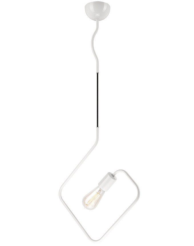 HOOK QUADRO lampa wisząca 1-punktowa - kwadrat - biała HOOK QUADRO lampa wisząca 1-punktowa - kwadrat - biała