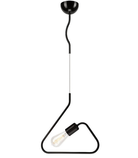 WIESZAK lampa wisząca 1-punktowa - trójkąt czarna WIESZAK lampa wisząca 1-punktowa - trójkąt czarna