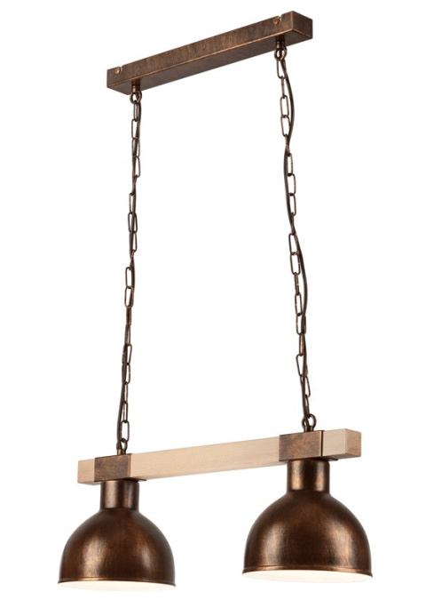 2 LAMPA WISZĄCA AGNES DREWNO/METAL BRĄZ LOFT INDUSTRIAL VINTAGE 2 LAMPA WISZĄCA AGNES DREWNO/METAL BRĄZ LOFT INDUSTRIAL VINTAGE
