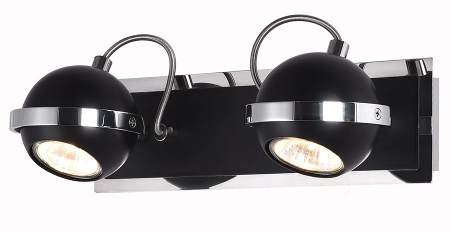 MARC lampa sufitowa 2-punktowa czarna - spot MARC lampa sufitowa 2-punktowa czarna - spot