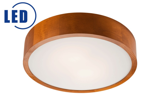 MODERN plafon LED 19W drewniany 38 cm calvados