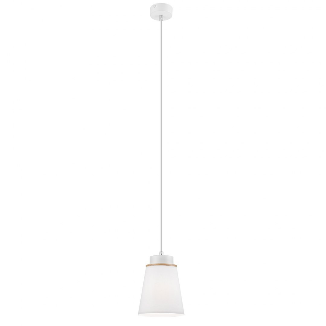 AGUSTINO lampa wisząca 1-punktowa biała AGUSTINO lampa wisząca 1-punktowa biała