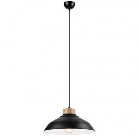 1 CZARNA NOWOCZESNA LAMPA WISZĄCA LOFT NATURALNY BUK 40 cm 1 CZARNA NOWOCZESNA LAMPA WISZĄCA LOFT NATURALNY BUK 40 cm
