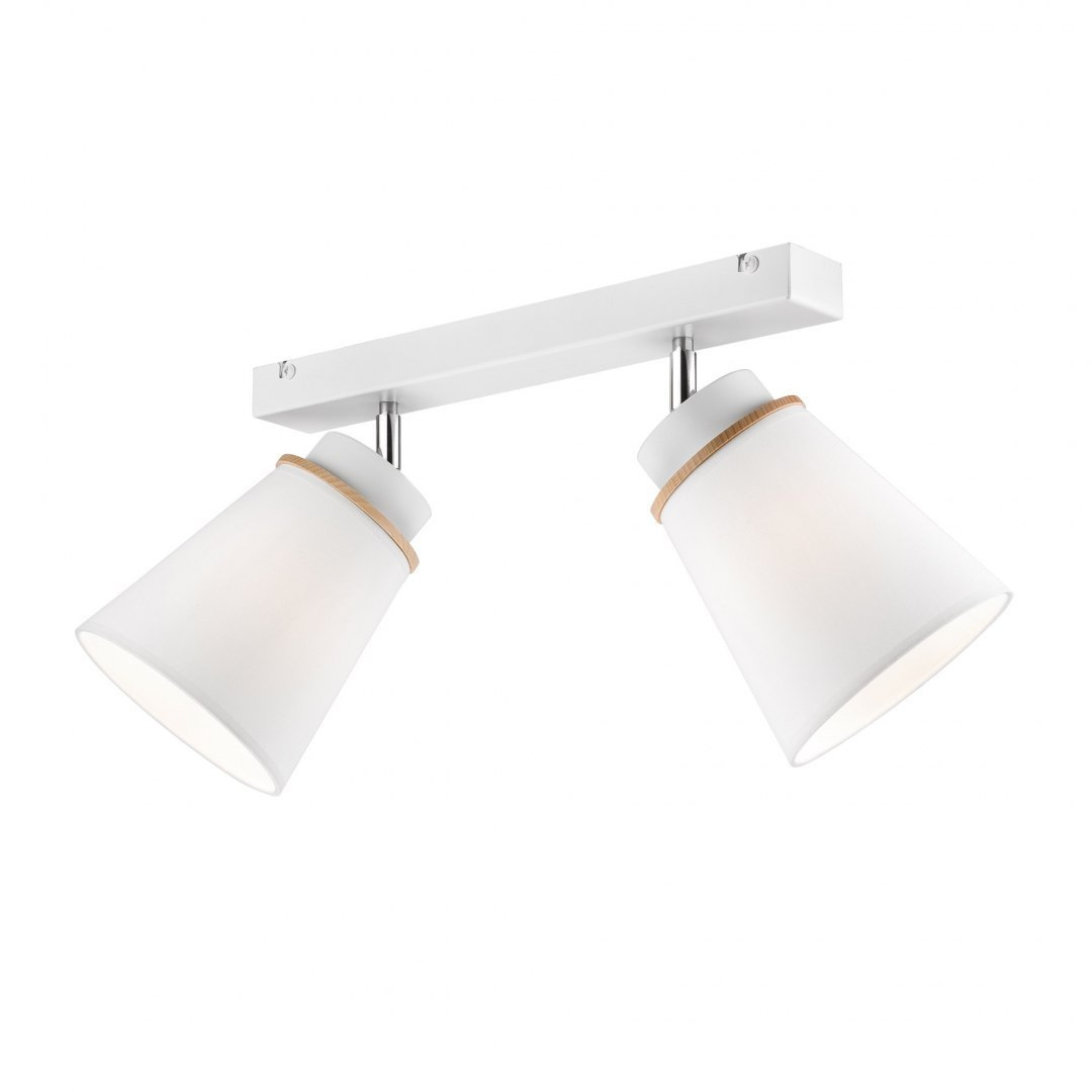 AGUSTINO lampa sufitowa 2-punktowa biała - spot AGUSTINO lampa sufitowa 2-punktowa biała - spot