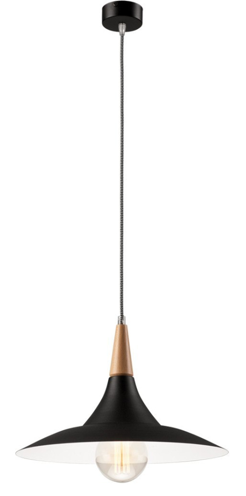 1 LAMPA METALOWA INDUSTRIAL LOFT VINTAGE UFO CZARNA 36 cm 1 LAMPA METALOWA INDUSTRIAL LOFT VINTAGE UFO CZARNA 36 cm