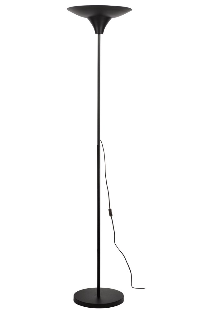 UFO lampa podłogowa 1-punktowa czarna UFO lampa podłogowa 1-punktowa czarna