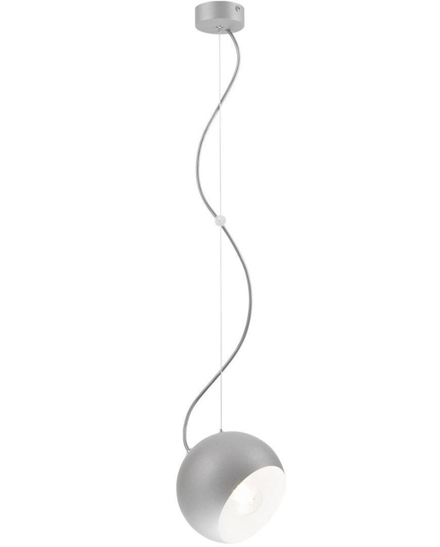 INEZ lampa wisząca 1-punktowa srebrna INEZ lampa wisząca 1-punktowa srebrna