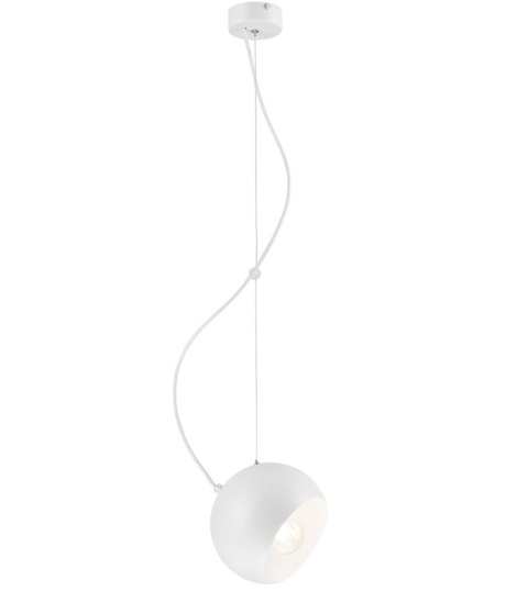 INEZ lampa wisząca 1-punktowa biała INEZ lampa wisząca 1-punktowa biała