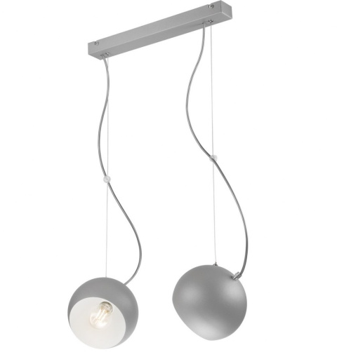 2 NOWOCZESNA LAMPA WISZĄCA INEZ LISTWA LOFT SREBRNA 2 NOWOCZESNA LAMPA WISZĄCA INEZ LISTWA LOFT SREBRNA