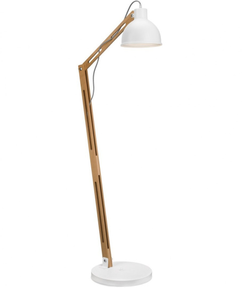 1 NOWOCZESNA BIAŁA LAMPA PODŁOGOWA MARCELLO DREWNO BUK / LOFT SKANDI 1 NOWOCZESNA BIAŁA LAMPA PODŁOGOWA MARCELLO DREWNO BUK / LOFT SKANDI