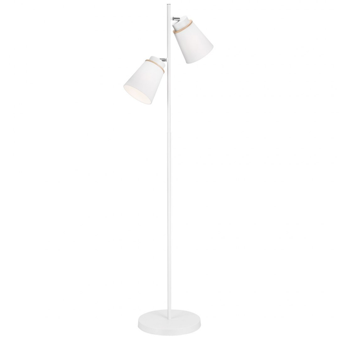 AGUSTINO lampa podłogowa 2-punktowa biała AGUSTINO lampa podłogowa 2-punktowa biała