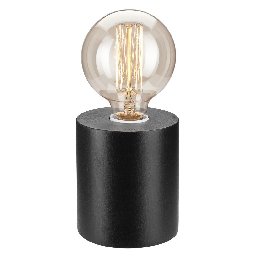 LEO lampka nocna walec wenge LEO lampka nocna walec wenge