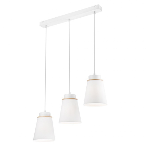 AGUSTINO lampa wisząca 3-punktowa biała AGUSTINO lampa wisząca 3-punktowa biała