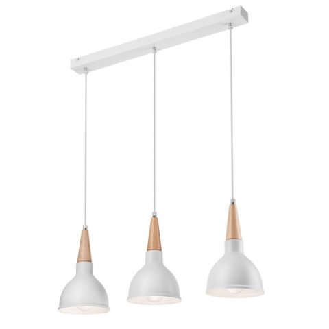 3 BIAŁA NOWOCZESNA LAMPA WISZĄCA FRANCESCA LOFT NATURALNY BUK 3 BIAŁA NOWOCZESNA LAMPA WISZĄCA FRANCESCA LOFT NATURALNY BUK