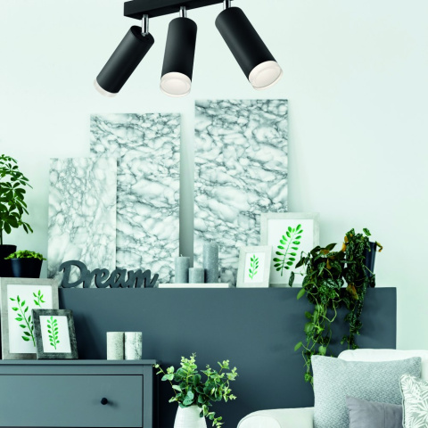 FELIX lampa sufitowa 2-punktowa czarna - spot FELIX lampa sufitowa 2-punktowa czarna - spot