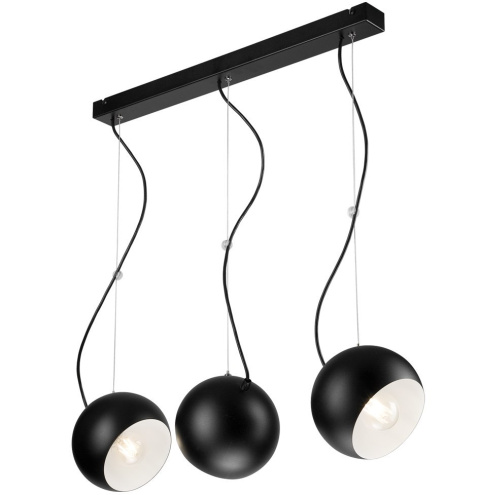 3 NOWOCZESNA LAMPA WISZĄCA INEZ LISTWA LOFT CZARNA 3 NOWOCZESNA LAMPA WISZĄCA INEZ LISTWA LOFT CZARNA