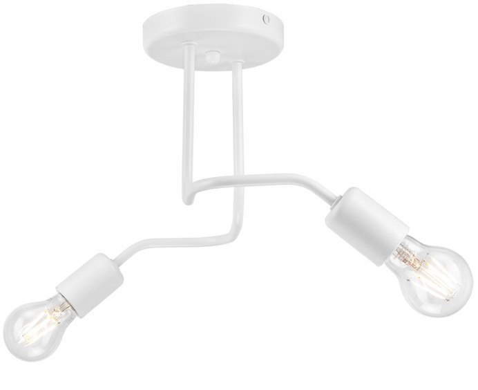 CHARLIE lampa sufitowa 2-punktowa biała CHARLIE lampa sufitowa 2-punktowa biała