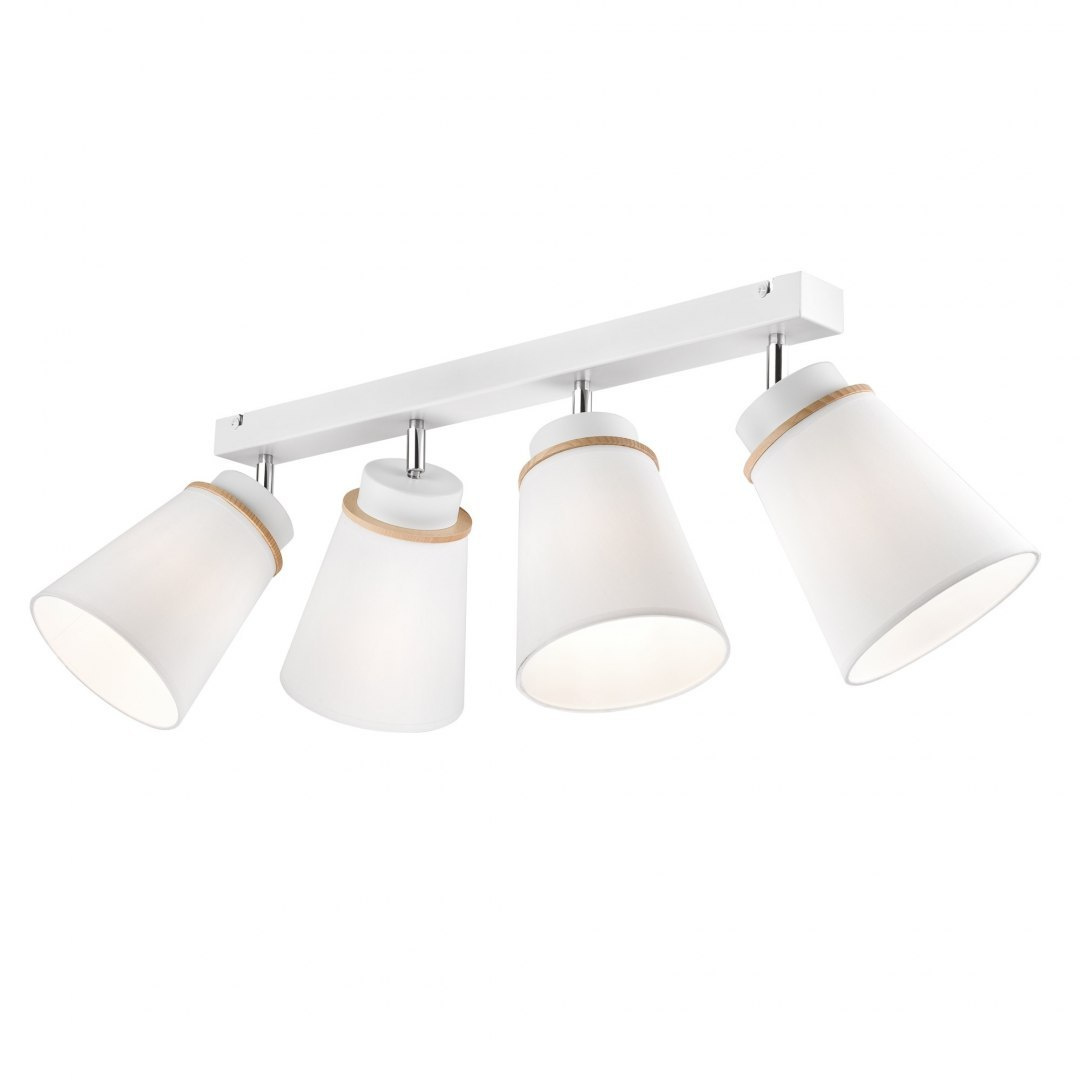 AGUSTINO lampa sufitowa 4-punktowa biała - spot AGUSTINO lampa sufitowa 4-punktowa biała - spot