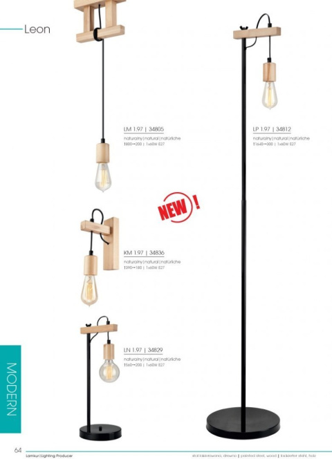 3 LAMPA WISZĄCA LEON DREWNO NATURALNY BUK STYL SKANDYNAWSKI 3 LAMPA WISZĄCA LEON DREWNO NATURALNY BUK STYL SKANDYNAWSKI
