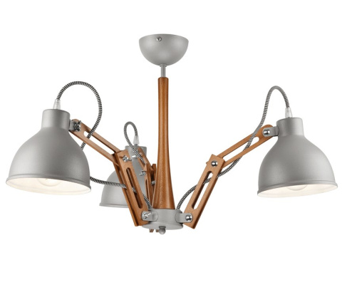 3 NOWOCZESNA SREBRNA LAMPA MARCELLO DREWNO CALVADOS PAJĄK, LOFT, SKANDI 3 NOWOCZESNA SREBRNA LAMPA MARCELLO DREWNO CALVADOS PAJĄK, LOFT, SKANDI